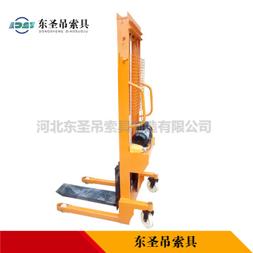 手動(dòng)液壓堆高車，整車高度2.1米堆高車--河北東圣吊索具制造有限公司--液壓堆高車|手動(dòng)叉車|石材夾具|小型攪拌機(jī)